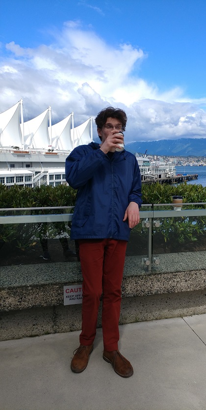 Sipping a fine americano in VanCity