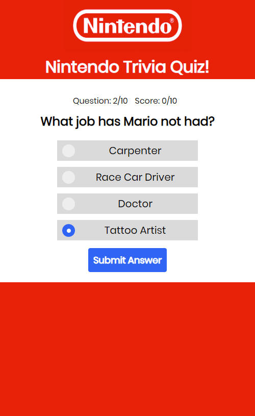 trivia mobile screen cap